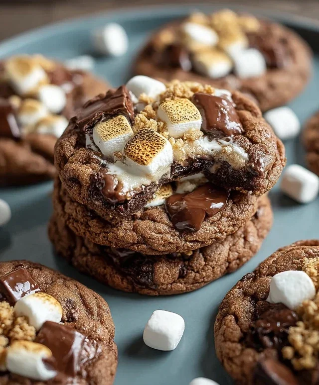 Hershey's Chocolate S'mores Cookies