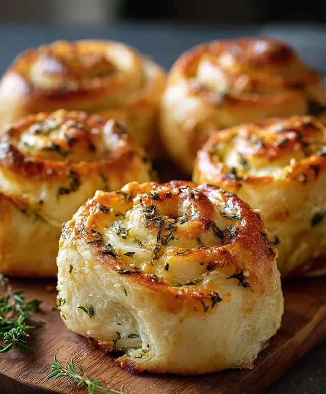 Sourdough Herb and Cheese Rolls