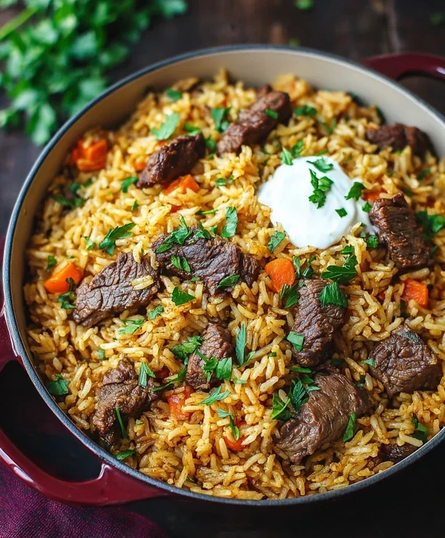 Beef Rice Plov