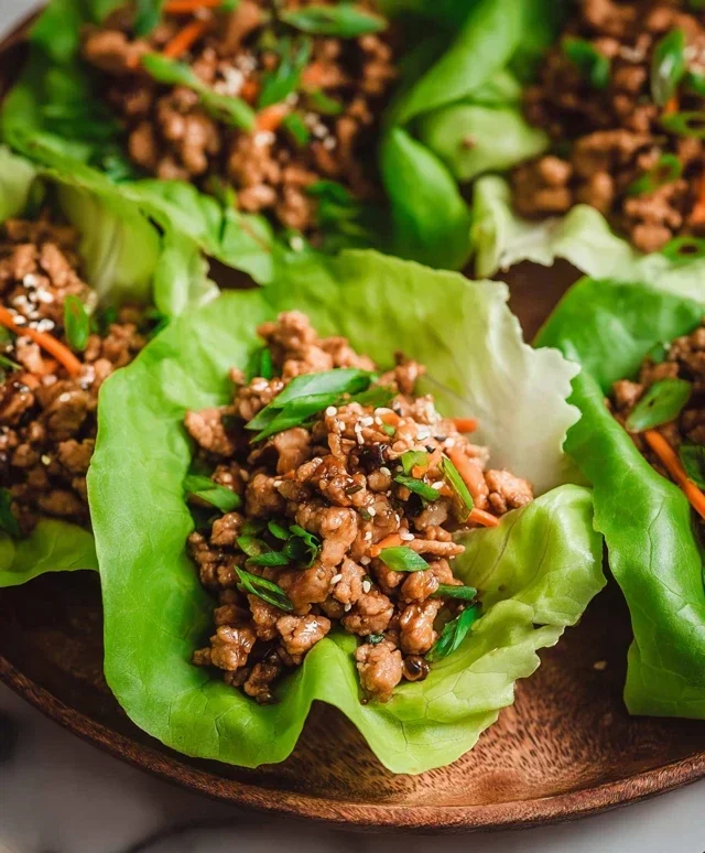 Crunchy PF Chang's Lettuce Wraps