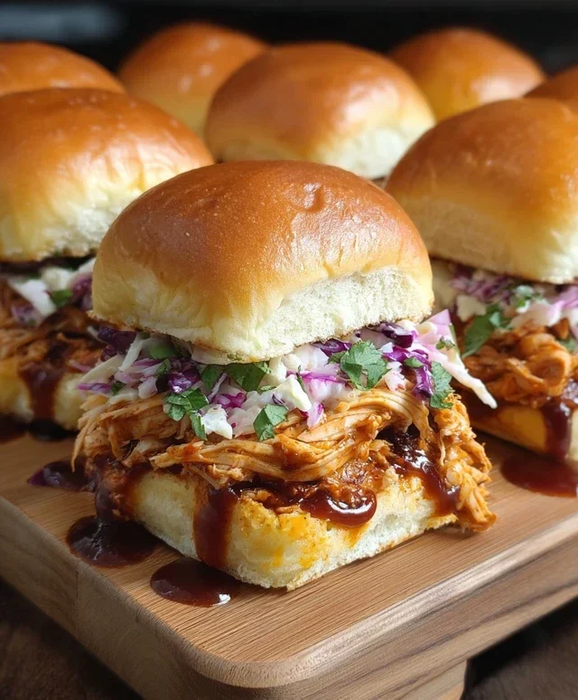 BBQ Chicken Sliders