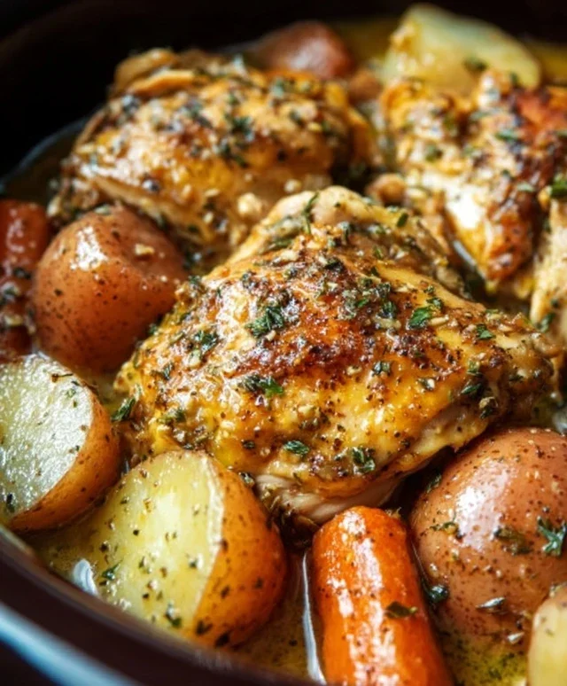 Garlic Butter Chicken Crockpot Recipe: 6-Hour Magic for Tender Bliss