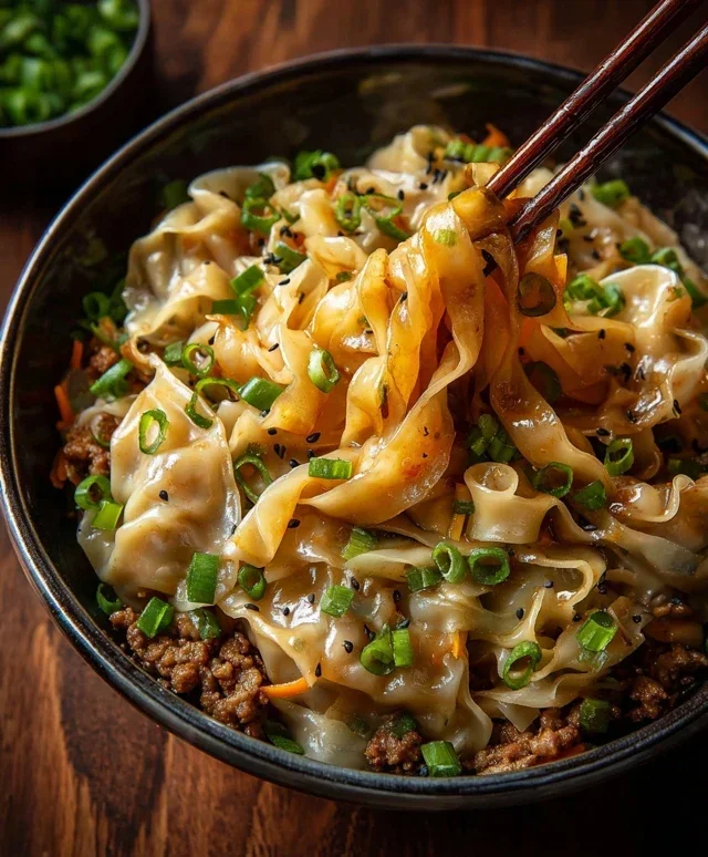 Potsticker Noodle Bowl