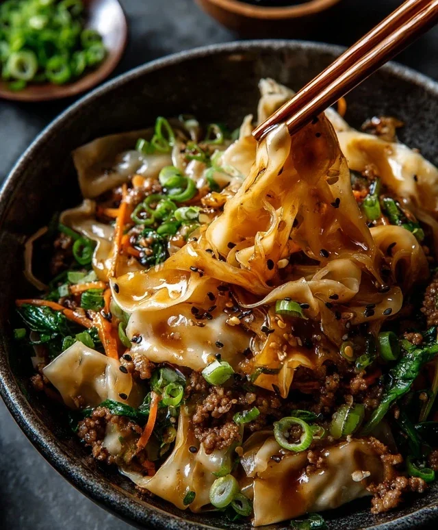 Potsticker Noodle Bowl