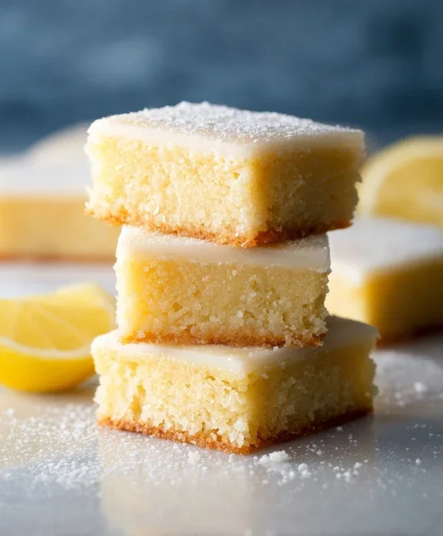Easy Lemon Brownies Recipe