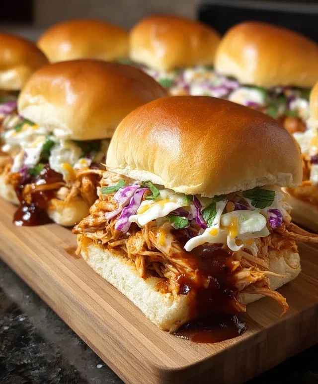 BBQ Chicken Sliders