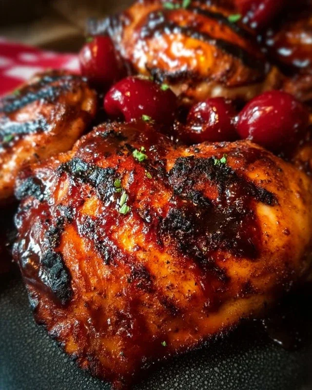 Cherry Dr. Pepper Grilled Chicken