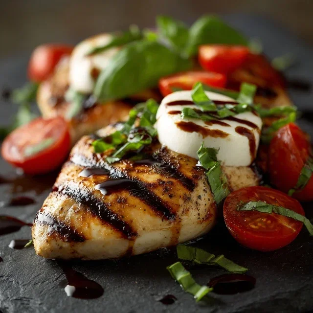 Grilled Chicken Caprese