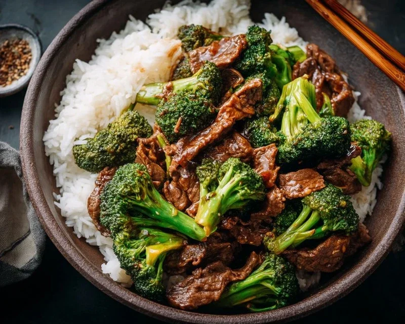 Chinese Beef and Broccoli (牛肉炒西兰花)