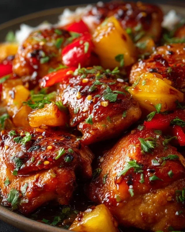 Hawaiian Chicken Sheet Pan