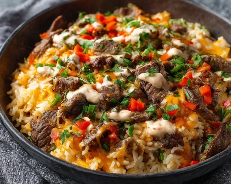 Steak Queso Rice A Flavorful Recipe