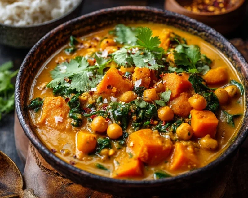 Sweet Potato and Chickpea Curry