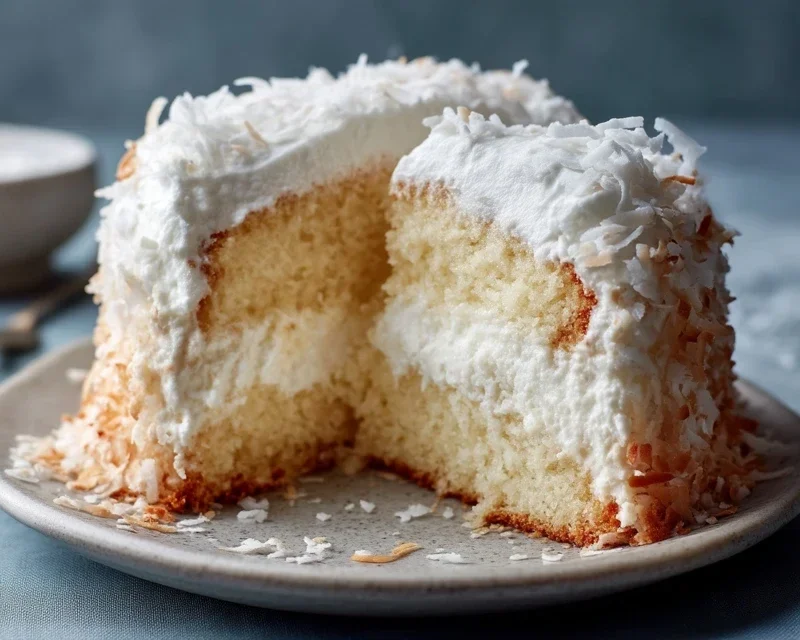 Sticky Coconut Cake
