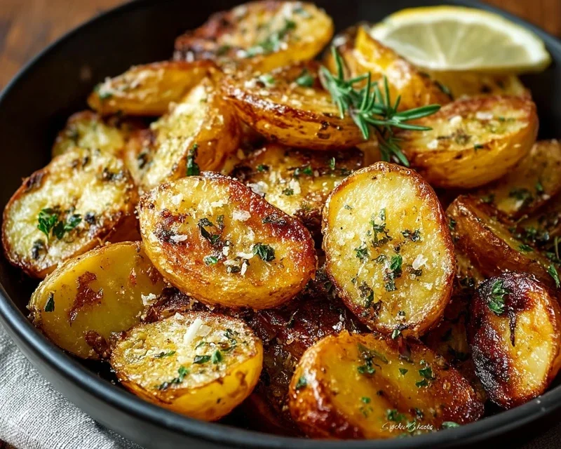 Authentic Greek Potatoes: Crispy Lemon Perfection!