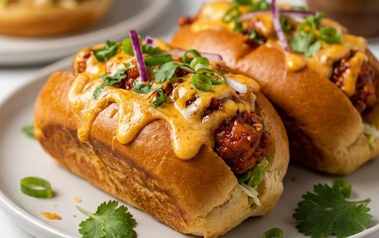 Cheesy Dynamite Chicken Buns