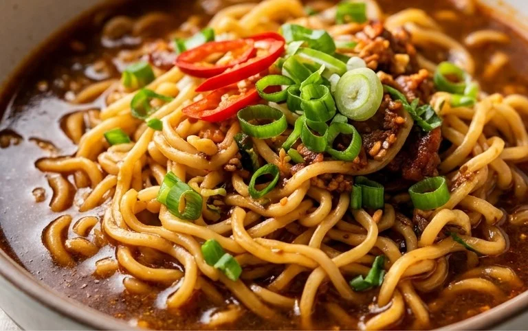 Easy Saucy Ramen Noodles