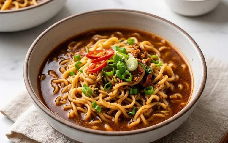 Easy Saucy Ramen Noodles