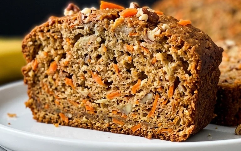 Dairy Free Carrot Cake Banana Bread