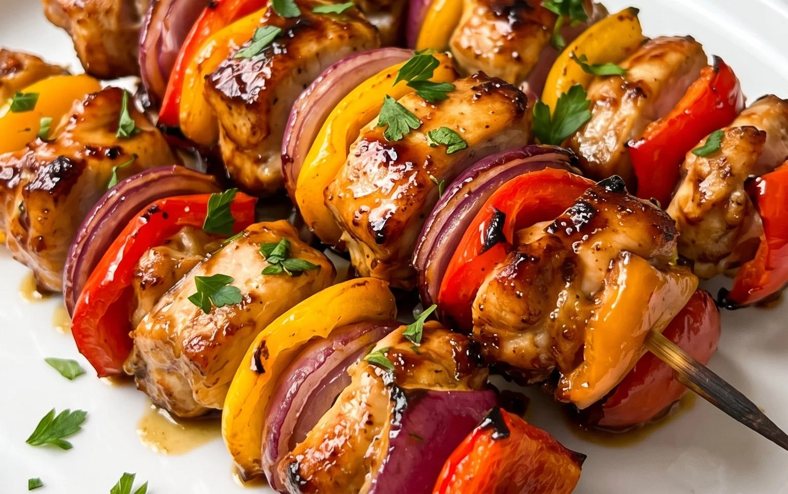 Air Fryer Chicken Skewers (VIDEO)
