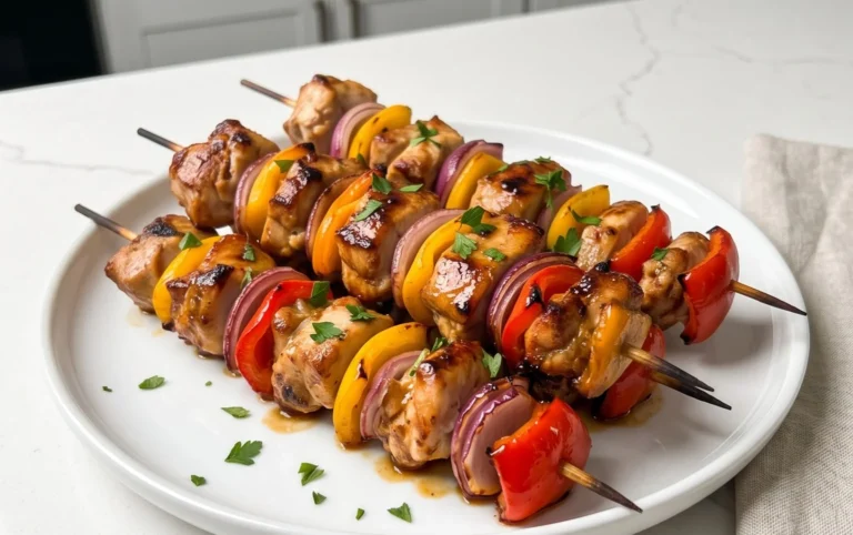 Air Fryer Chicken Skewers (VIDEO)