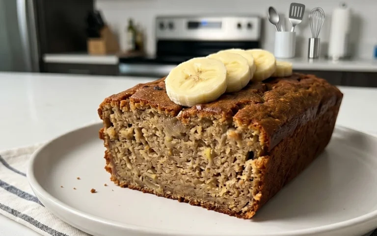 Healthy 5-Ingredient Flourless Banana Bread