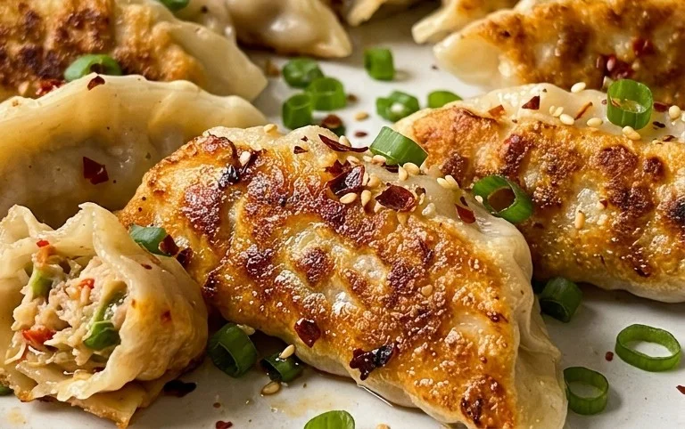 Chicken Potstickers (Pan Fried Dumplings)