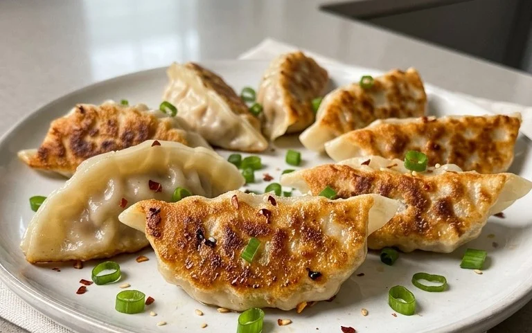Chicken Potstickers (Pan Fried Dumplings)