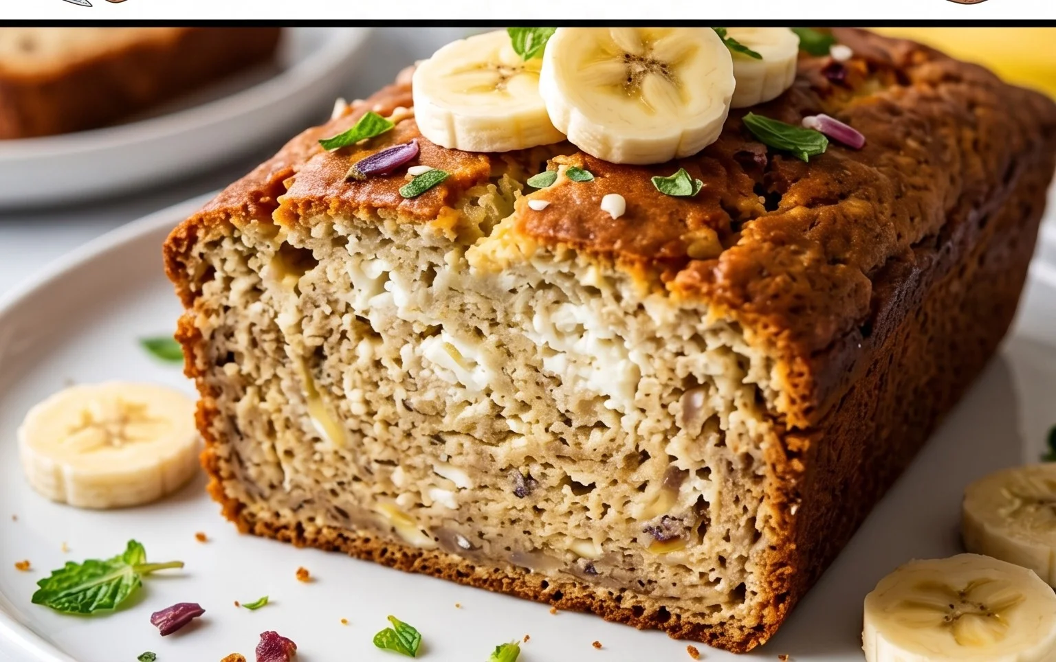 Cottage Cheese Banana Bread
