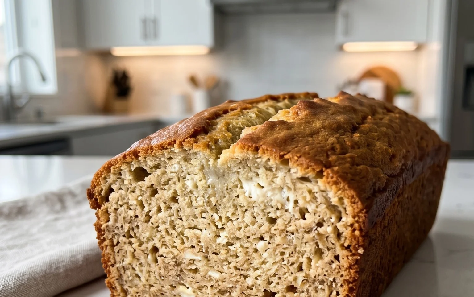 Cottage Cheese Banana Bread