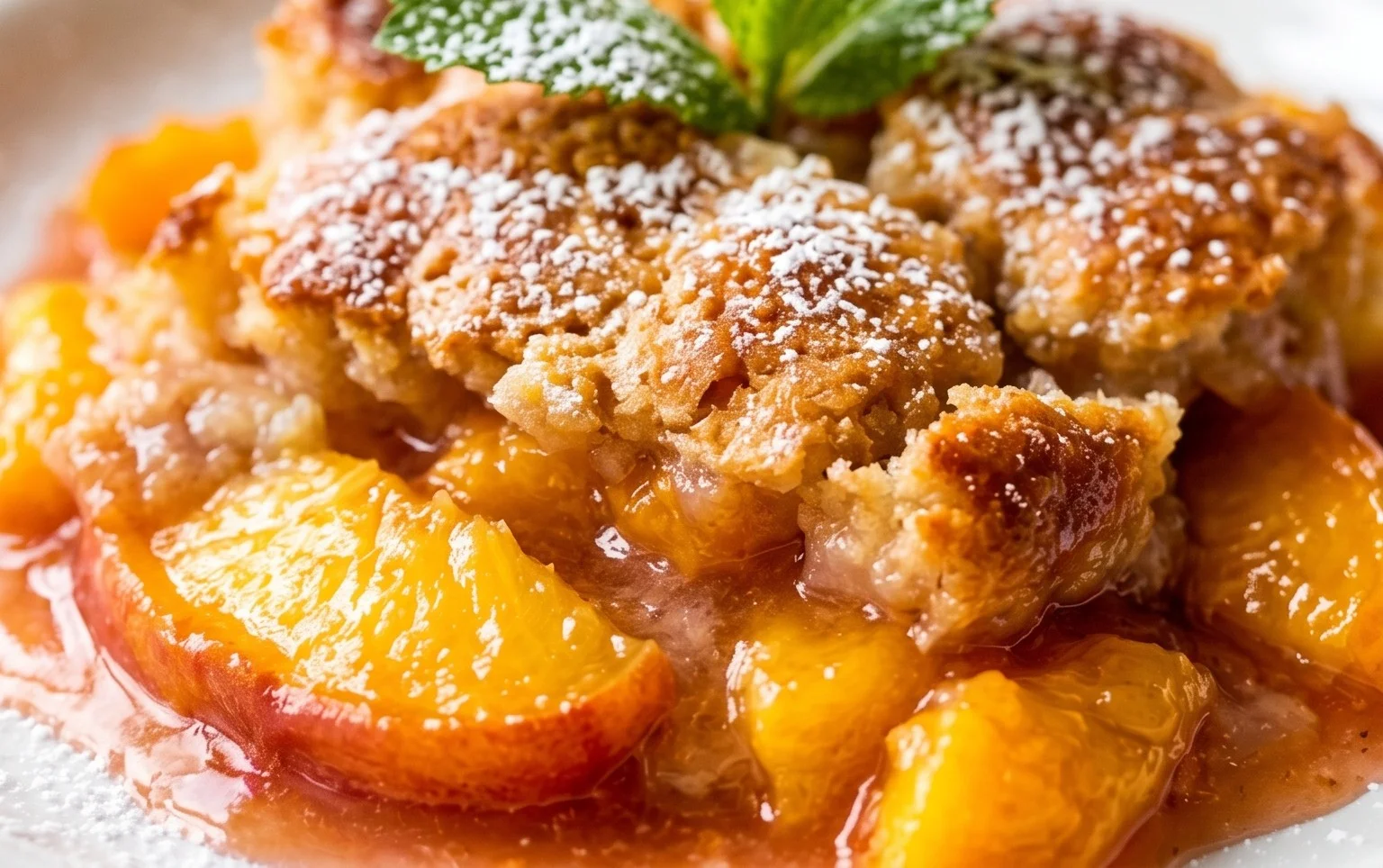 Fresh Peach Cobbler