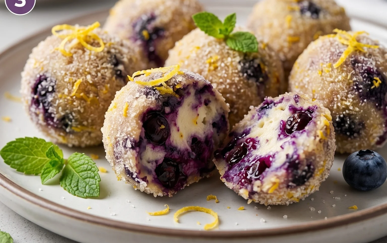 LEMON BLUEBERRY TRUFFLES 