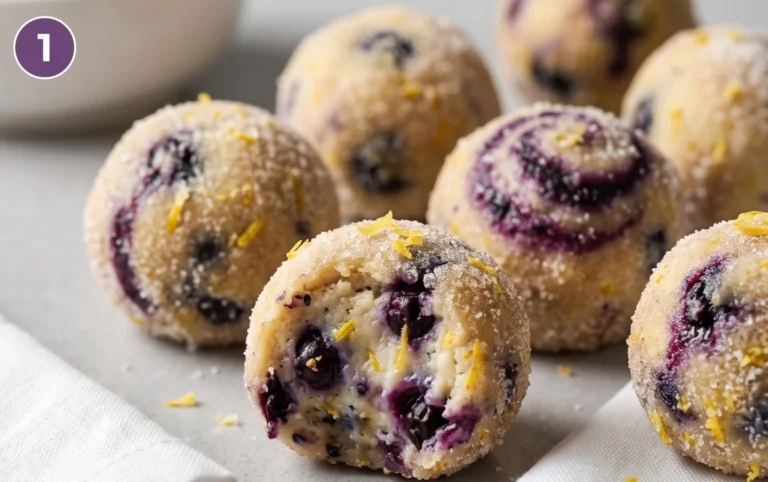 LEMON BLUEBERRY TRUFFLES
