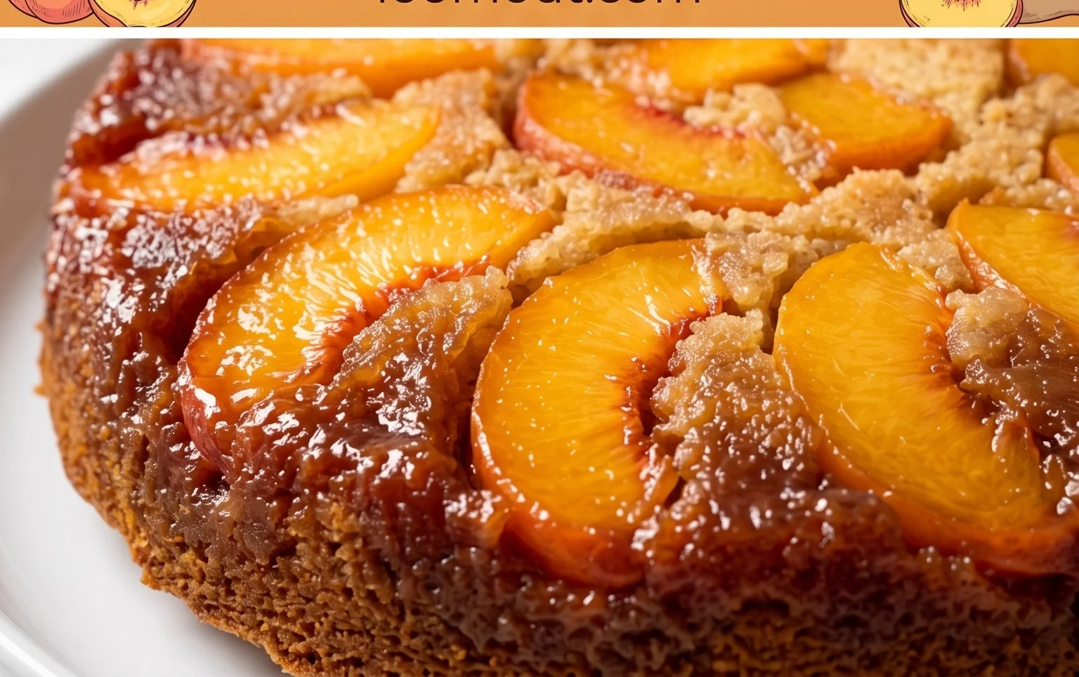 Peach Upside-Down Cake Recipe
