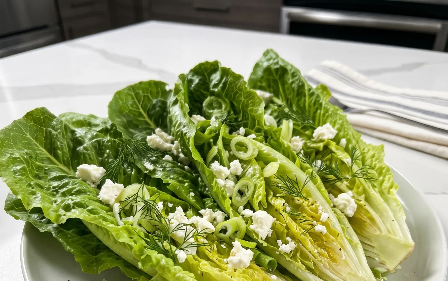 Maroulosalata (Greek Lettuce Salad)