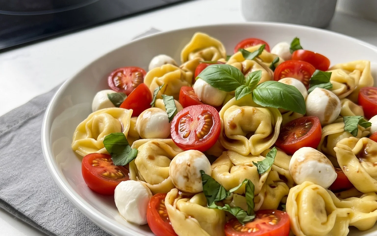 Tortellini Caprese Salad
