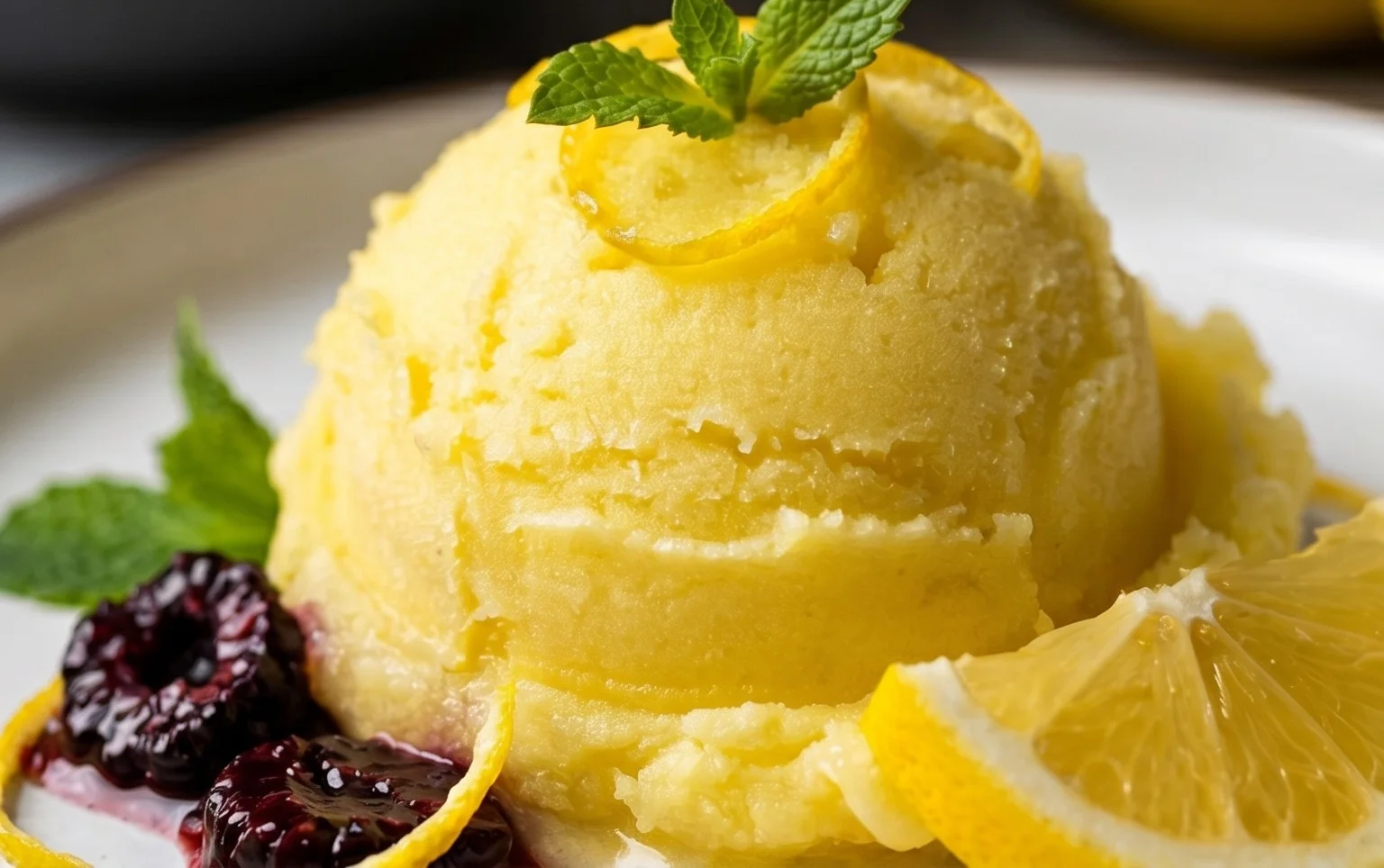 Lemon Sorbet