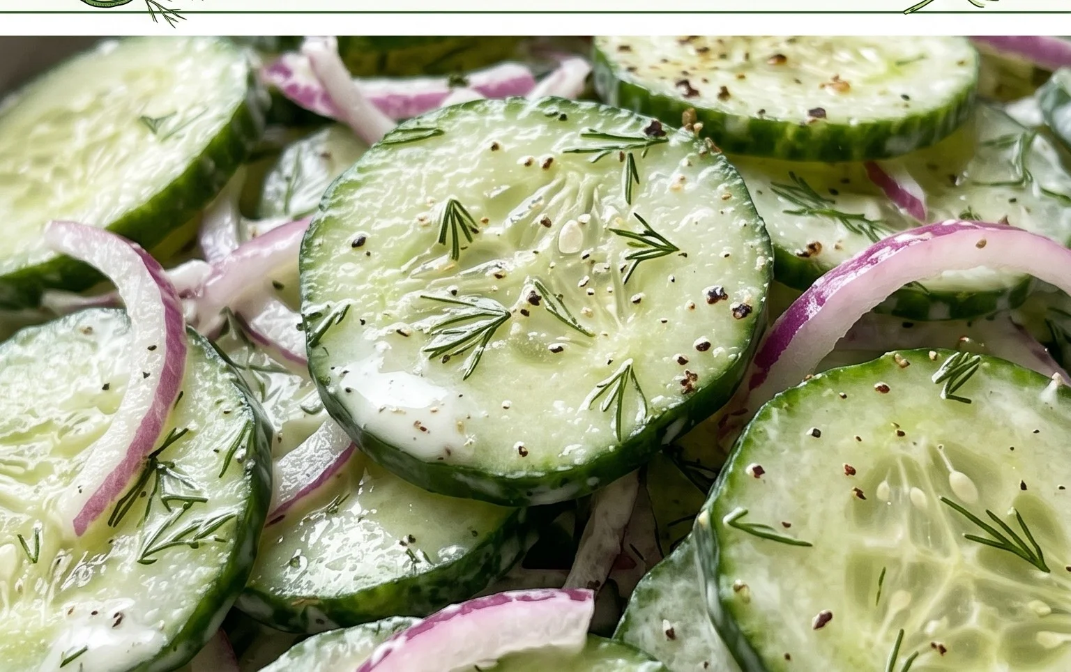 Polish Cucumber Salad