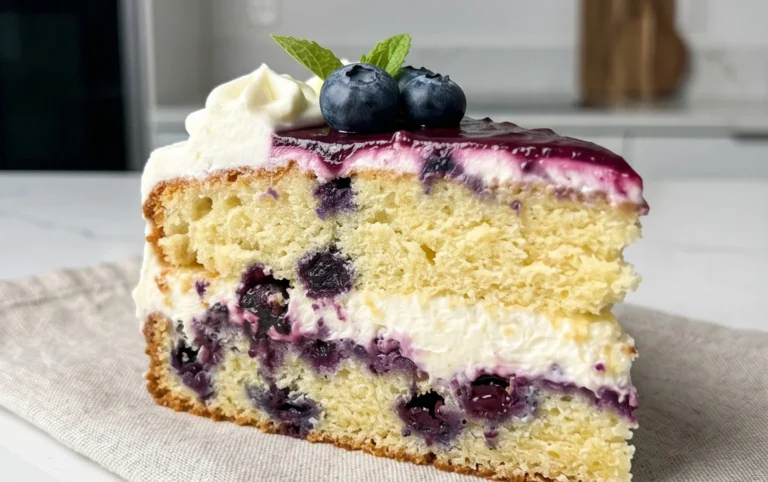 Nova Scotia Blueberry Cream Cake