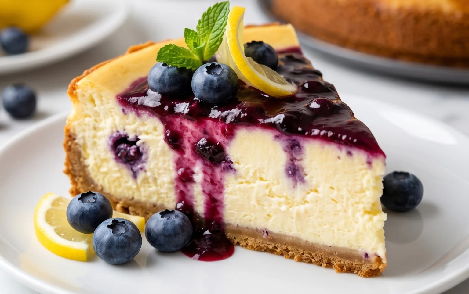 Lemon Blueberry Cheesecake