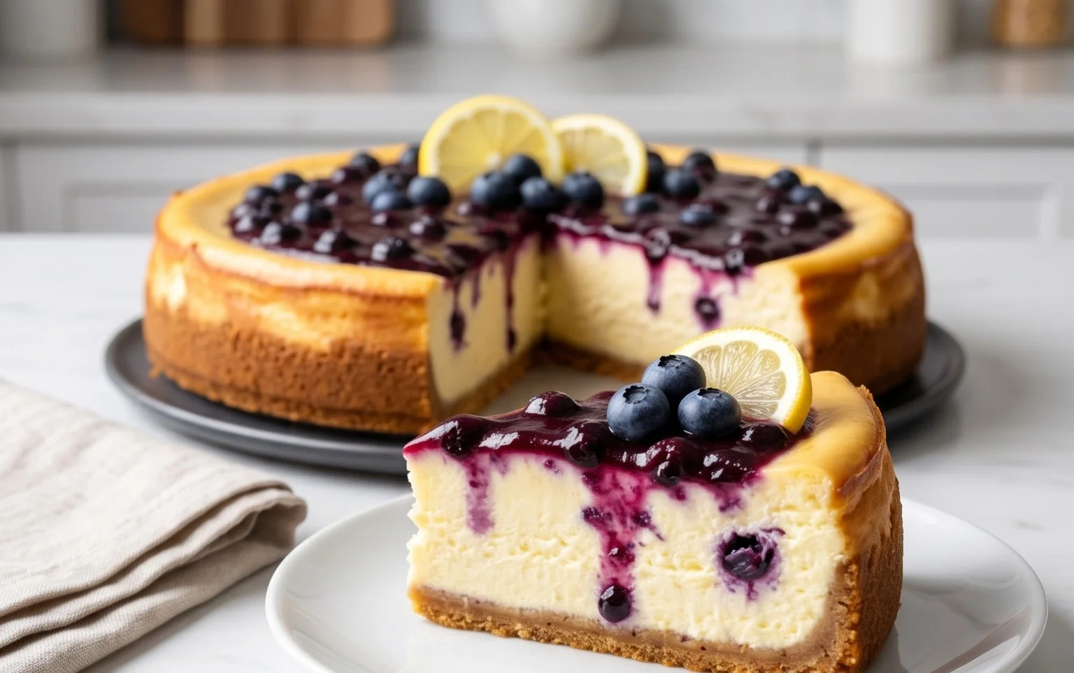 Lemon Blueberry Cheesecake