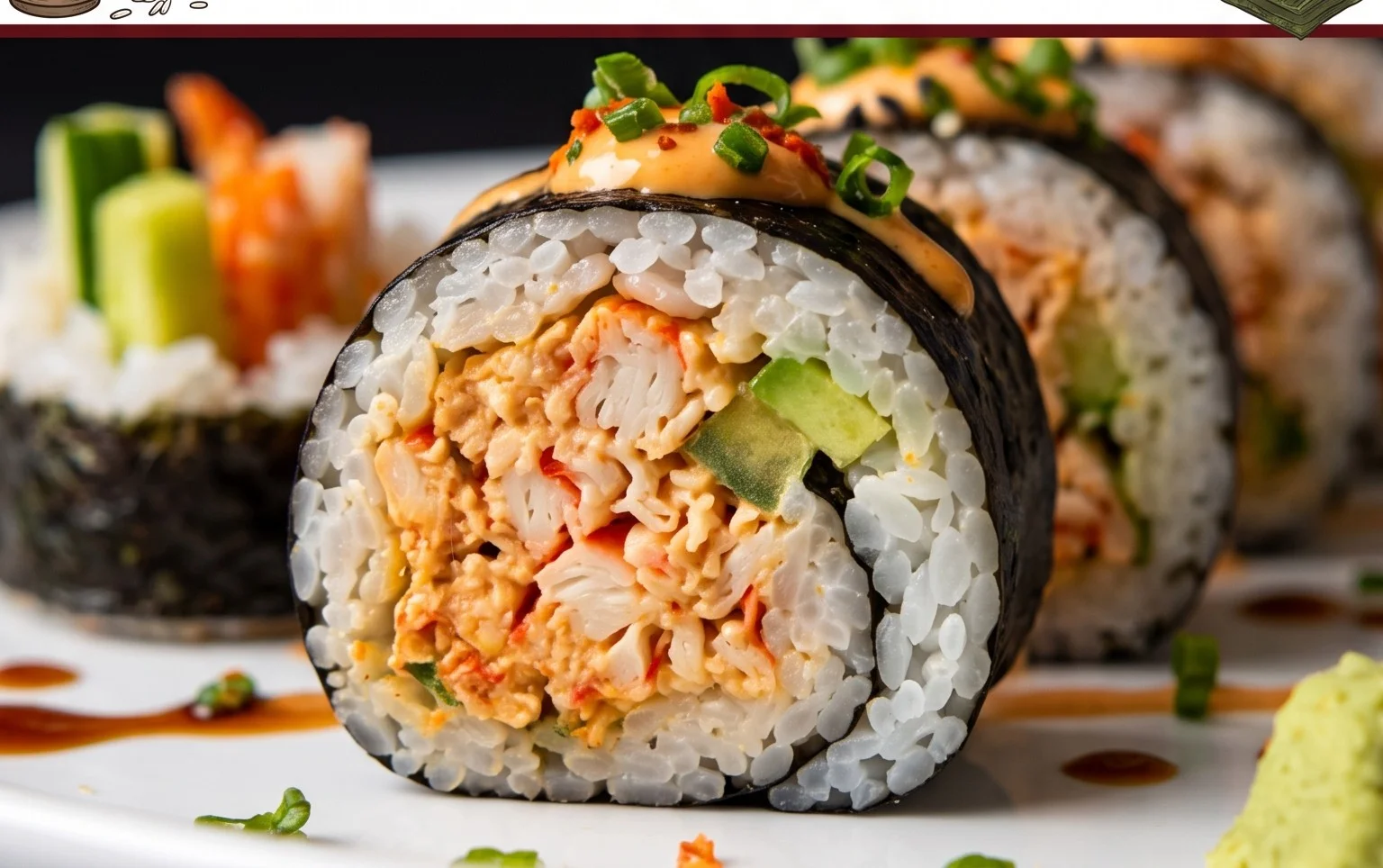 Kani Sushi (Spicy Crab Roll)