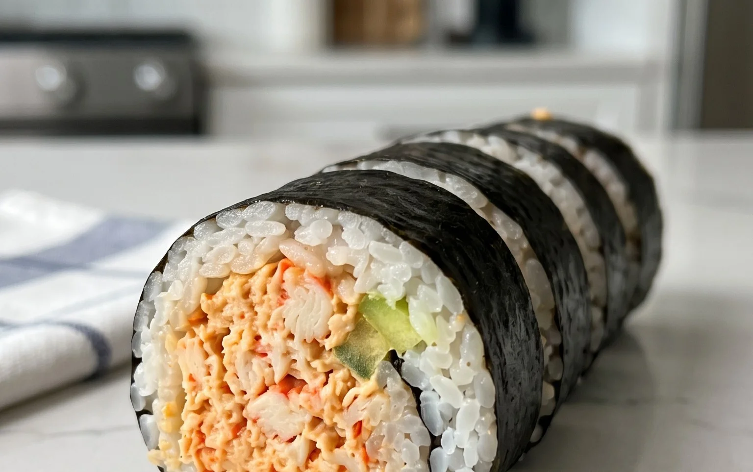 Kani Sushi (Spicy Crab Roll)