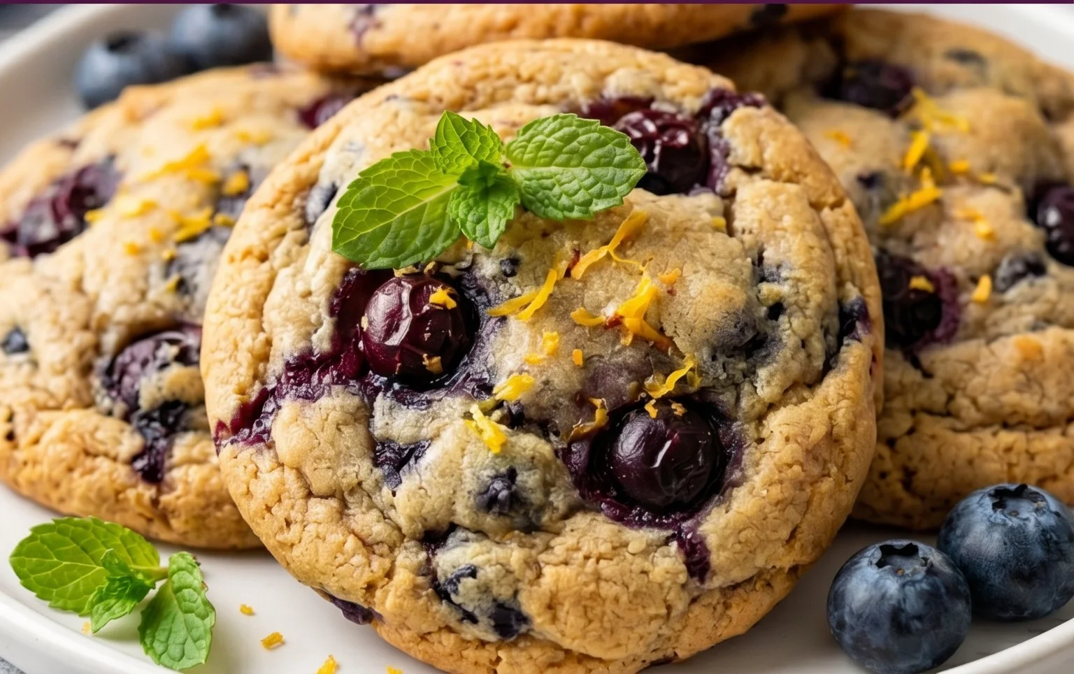 Best Ever Blueberry Cookies