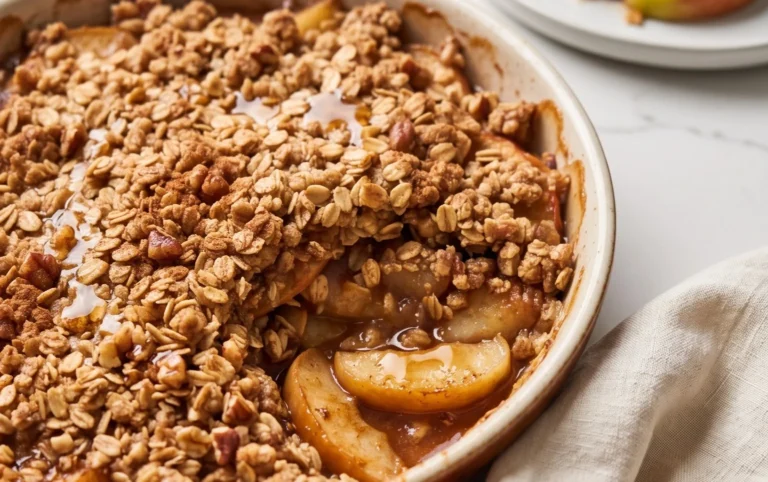 Healthy Breakfast Apple Crum extractble