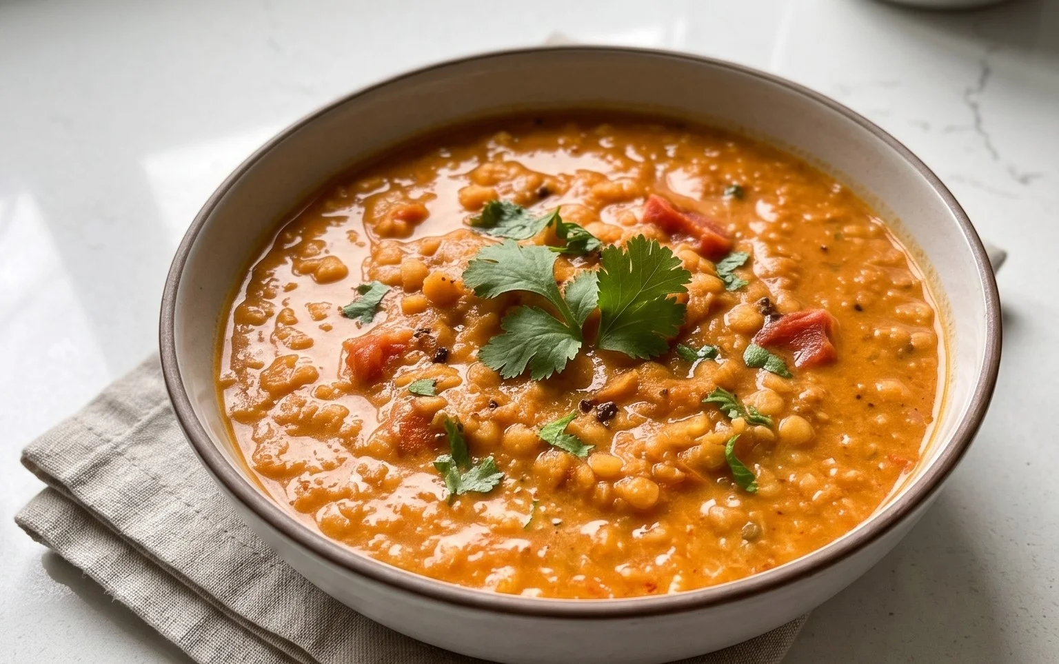 Spicy Red Lentil Curry