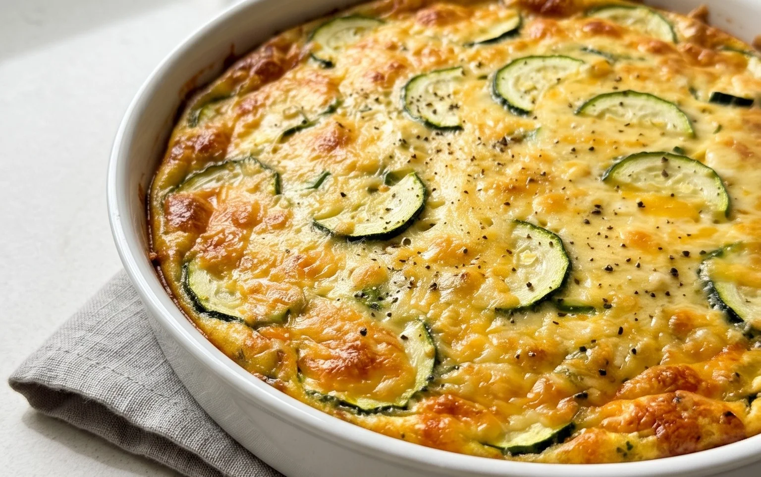 Crustless Zucchini Quiche Recipe