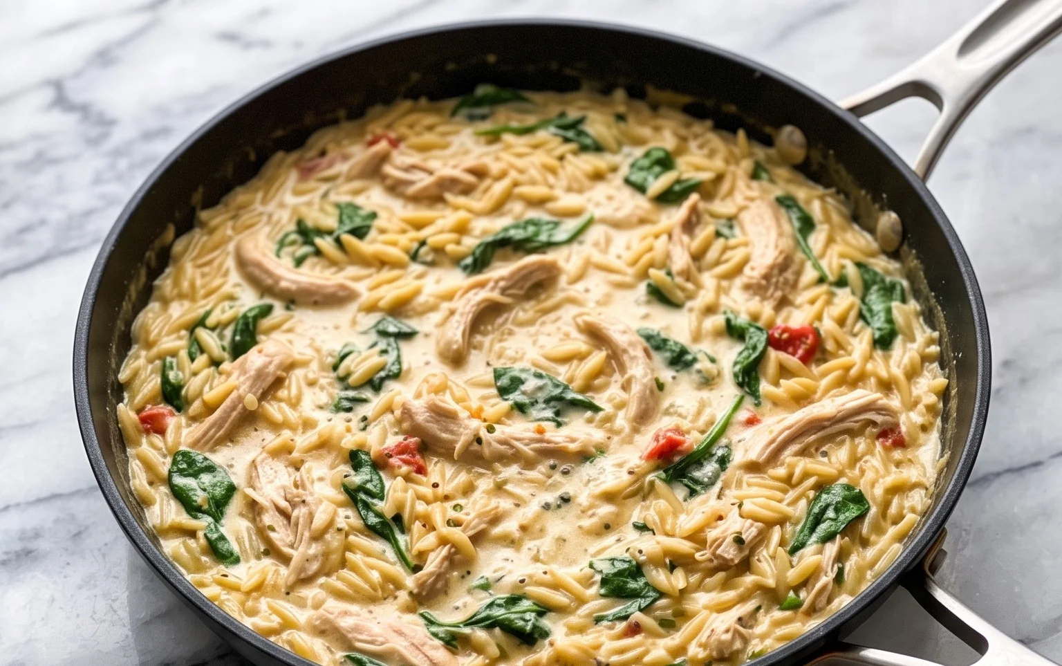 Chicken Orzo (30-Minutes, One-Pan)