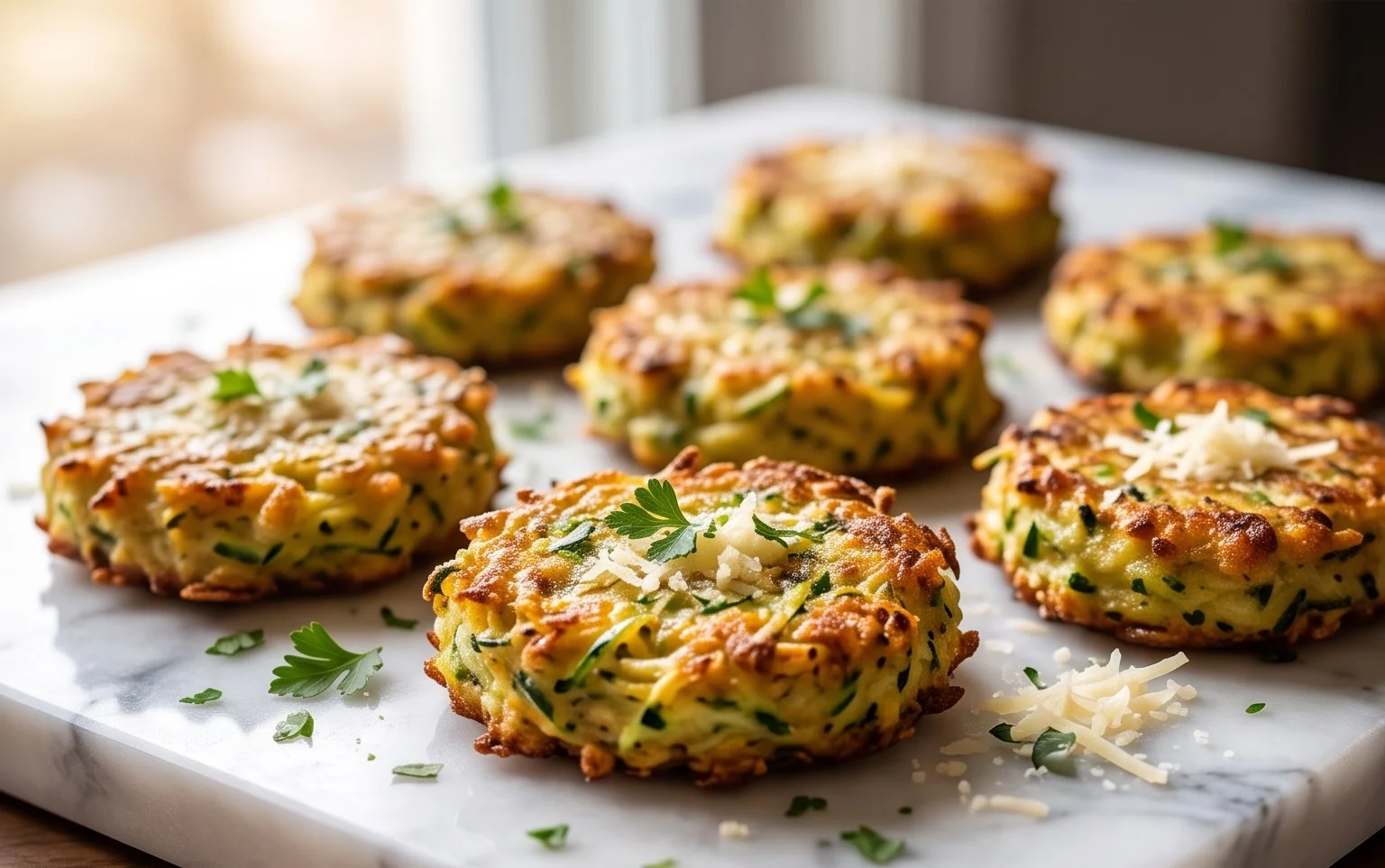 Zucchini Garlic Bites