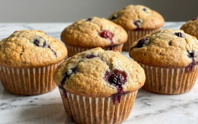 Bakery Style Mixed Berry Muffins | with Frozen Berries