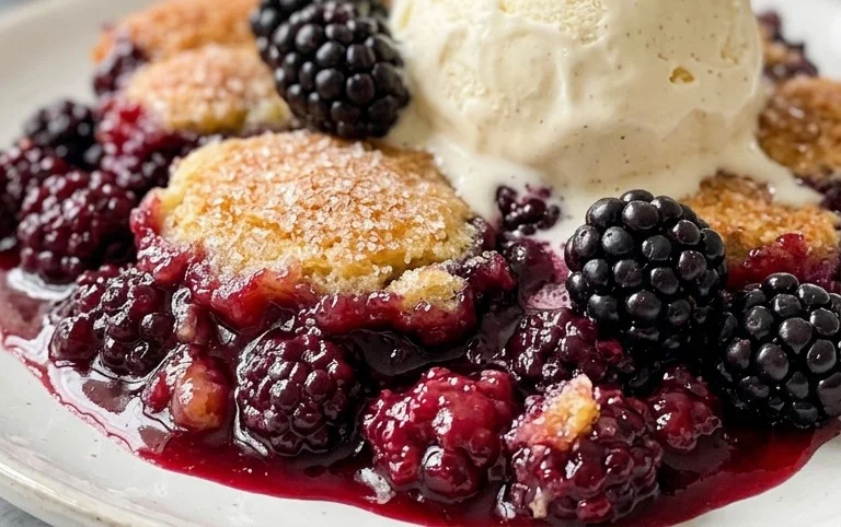The Pioneer Women's Blackberry Cobbler